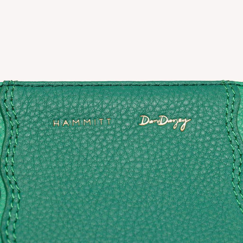 110 North - Bifold Green Leather Wallet