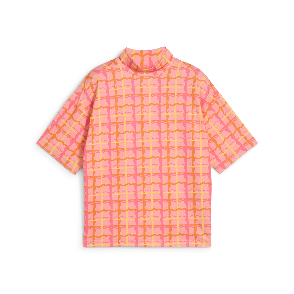 Cloudspun Mock Neck - Pink Fruit