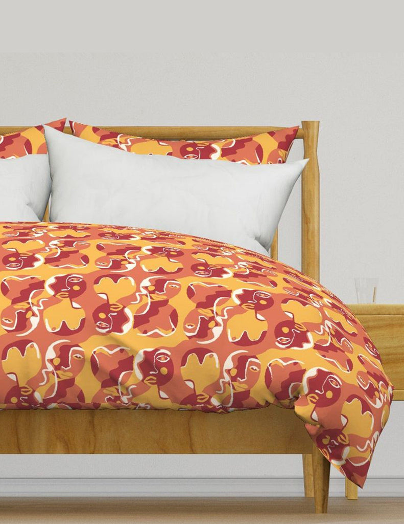 Spotlight -  Bedding - Orange, Mustard & Burgundy