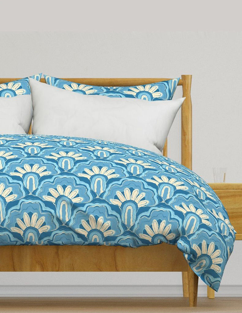 Deco Peacock -  Bedding - Coral, Pink & Green