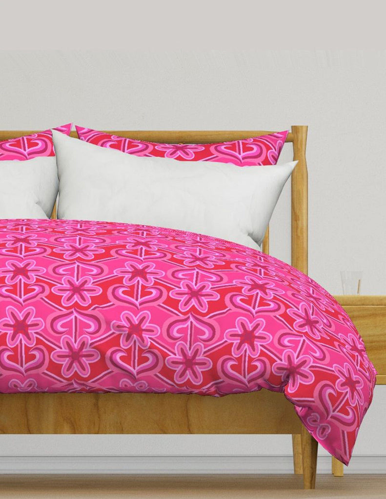 Sunny Chevy -  Bedding - Retro Red