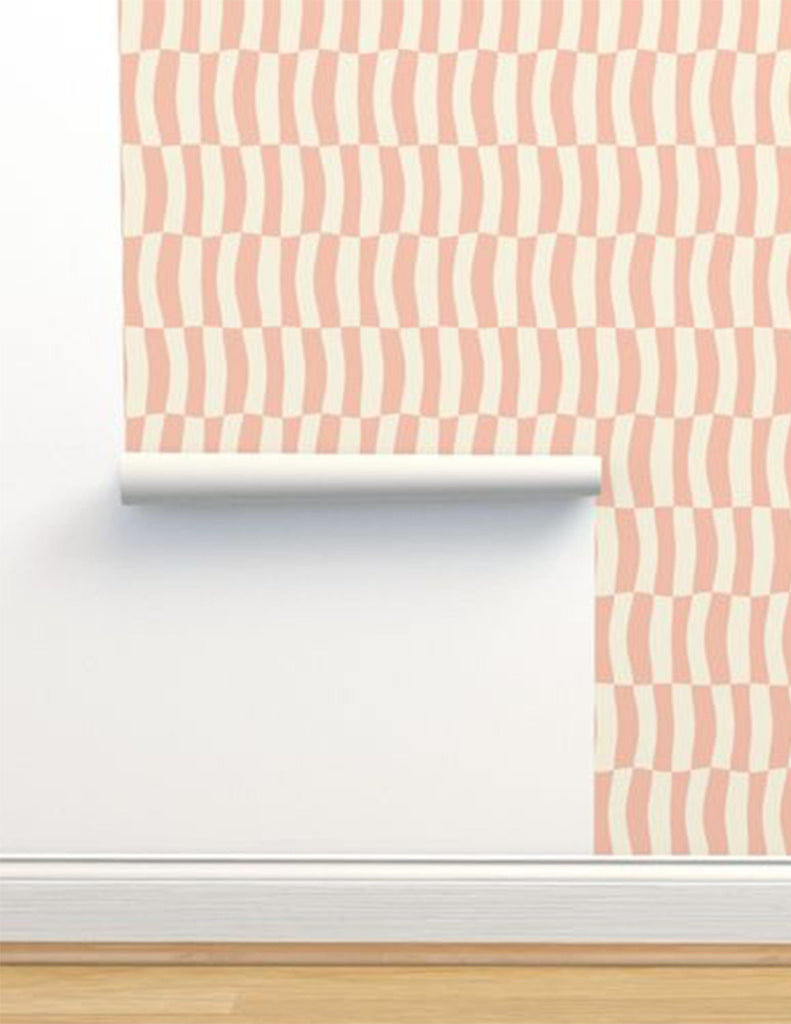 Sherbert Melt -  Wallpaper - Oranges & Blues