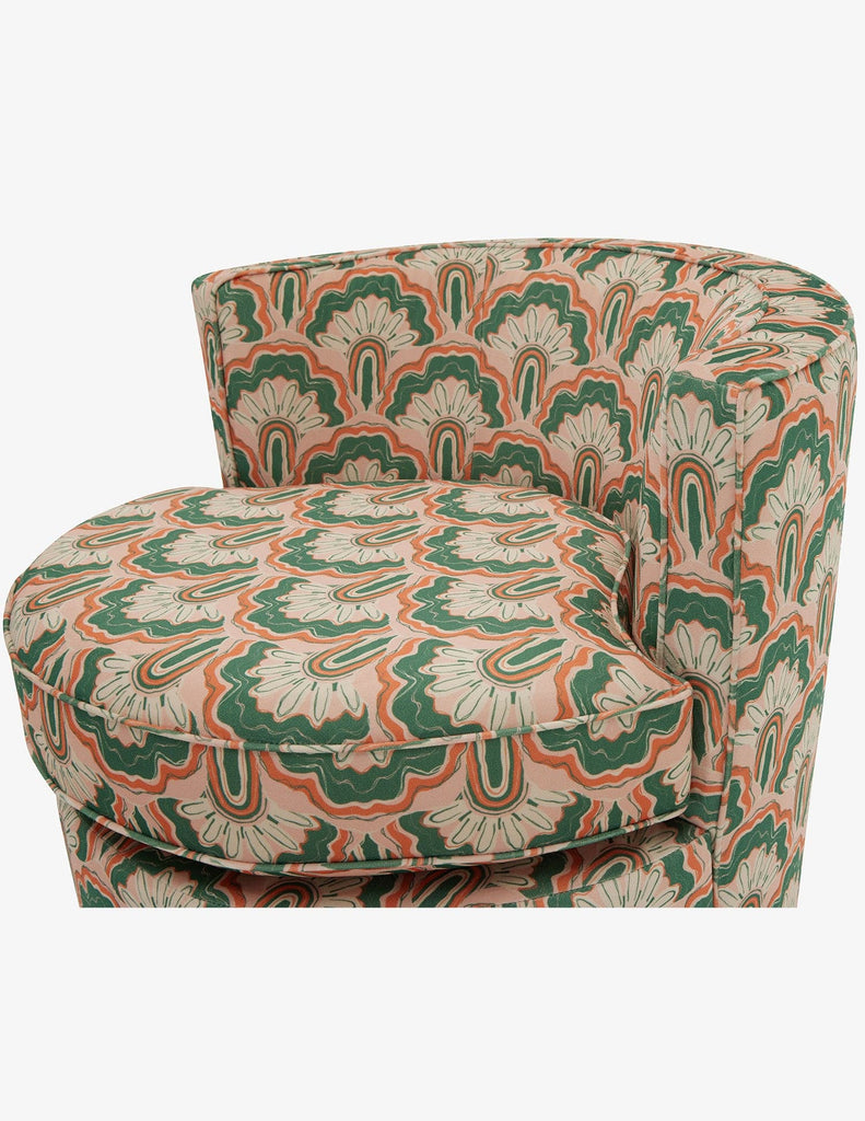 Deco Peacock Carly Swivel Chair